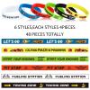 Skylety 48 Pack Race Car Party Favors Race Car Silicone Bracelets Racing Checkered Flag Wristbands Racing Flag Rubber Bracelets Birthday Party Decorations for Sports Events Fitness Dirt Bike Task view 2