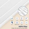 116130 Replacement Filter H Compatible with Winix 5500-2/ AM80 Air Purifi-ers, HEPA Filter for Dust Pollen Hair Pet Dander Smoke, 2 Pack(White) view 4