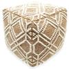 LOOMINAIRE Handmade ADDO Wool, Cotton Natural Fiber Easy Maintenance Pouf/Footstool for Living Room Bed Room Family Room (Tan) view 4