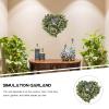 Artificial Garland Festival Wreath Decor Door Wreath Creative Wreath Pendant Realistic Eucalyptus Pendant Home Wreath Realistic Eucalyptus Wreath Wedding Wreath Decorative Wreath view 3