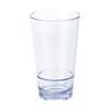 Bev Tek 14 Ounce Plastic Drinking Glasses, 12 Reusable Plastic Cocktail Cups - Shatterproof, Clear Plastic Highball Glasses, Dishwashable, Stackable - Restaurantware view 2