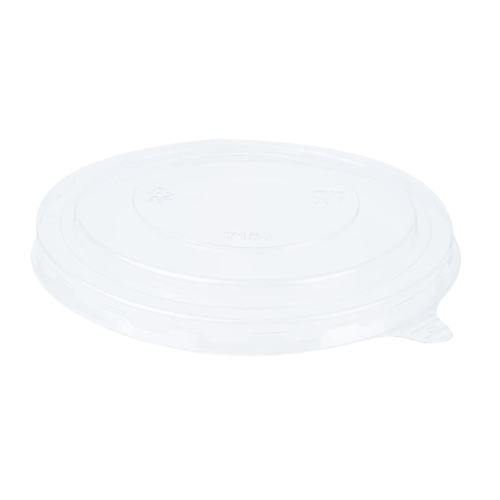 Restaurantware LIDS ONLY: Foil Lux Lids For 17- 25- & 33-OZ Take Out Containers 200 Lift Tab Lids For Food Containers - Disposable Clear Plastic Food Container Lids Containers Sold Separately