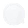 Restaurantware LIDS ONLY: Foil Lux Lids For 17- 25- & 33-OZ Take Out Containers 200 Lift Tab Lids For Food Containers - Disposable Clear Plastic Food Container Lids Containers Sold Separately view 4
