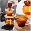 1 Set Coffee Pot Funnel Pour-over Coffee Cone Making Tool Pour-over Filter Making Accessory Household Dripper Delicate Dripper Supply view 3