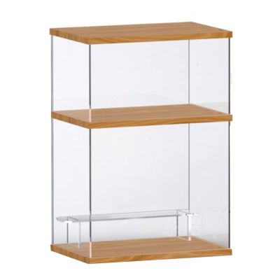 XUEHONG001 Display Clear Case, Protection Showcase, Clear Acrylic Stand Cube, 10mm Stackable Base, Figures Collectibles Perfumes Dustproof Storage Countertop Box, Organizer