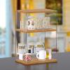 XUEHONG001 Display Clear Case, Protection Showcase, Clear Acrylic Stand Cube, 10mm Stackable Base, Figures Collectibles Perfumes Dustproof Storage Countertop Box, Organizer view 2