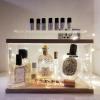 XUEHONG001 Display Clear Case, Protection Showcase, Clear Acrylic Stand Cube, 10mm Stackable Base, Figures Collectibles Perfumes Dustproof Storage Countertop Box, Organizer view 4