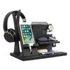 Gift for Men Nightstand Organizer with Headphone Stand & Rotating Phone Stand, Stylish Headphone Holder to Keep Desk Accessories for Men Organized, Unique Dad Birthday Gift, Gifts for Boyfriend view 1
