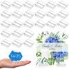 Yalikop Acrylic Place Card Holders 1.2 Inch Name Card Holder Stands Clear Table Number Stands Wedding Sign Holders Display Stand for Table Wedding Photos Office Menu Meeting(100 Pieces) view 1