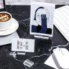 Yalikop Acrylic Place Card Holders 1.2 Inch Name Card Holder Stands Clear Table Number Stands Wedding Sign Holders Display Stand for Table Wedding Photos Office Menu Meeting(100 Pieces) view 4