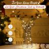 Roylvan Christmas Tree Topper with 8 Lighting Modes, Reindeer Tree Topper Light with 30 LEDs USB Powered Xmas Treetop Warm Light Tree Decoration Indoor Outdoor Home Decor, 3.3FT Cable view 3