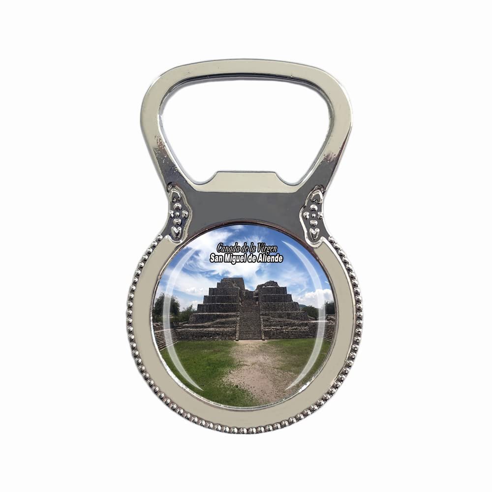 Canada de la Virgen San Miguel de Allende Mexico Fridge Magnet Bottle Opener Tourist Souvenir Gift Collection Refrigerator Magnetic Sticker