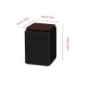 LUOFDCLDDD Furniture Legs4Pcs Carbon Steel Heightenedniture Legs,Sofas/Tables/Chairs and Otherniture Support Cushions,Square Sofa Legs,With Self-Adhesive Surfaces & Floor Protectors Included/Black/4* view 2