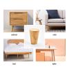 LUOFDCLDDD Furniture Legs4Pcs Heightniture Legs Tapered Wooden Sofa Legs Reliable Natural Solid Wood Cabinets Feets with Mounting Plate, Screws, Anti-Slip Mats for Sofa Table Chair Tea Cabinet Angle/ view 4