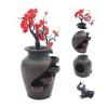 15.7" Vase Craft Indoor Tabletop Fountain, Desktop Flowing Water Waterfall for Home Company Room Decorate view 2