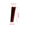 LUOFDCLDDD Furniture Legs4 Pieces of Eucalyptusniture Legs,Oblique Tapered Sofa Legs,Table Legs,Suitable for Dresser,Coffee Table,End Table,Walnut Color,With Mounting Plate,Screw Protection Pad/25Cm/ view 2