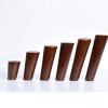 LUOFDCLDDD Furniture Legs4 Pieces of Eucalyptusniture Legs,Oblique Tapered Sofa Legs,Table Legs,Suitable for Dresser,Coffee Table,End Table,Walnut Color,With Mounting Plate,Screw Protection Pad/25Cm/ view 4