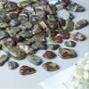 Crocon 1LB Dragon Bloodstone Tumbled Stones and Crystals bulk 2000+ Carats Natural Crystal Kit for Reiki Healing Crystals Polished Tumble Stones Chakra Reiki Balancing Gift Home Decor DIY Crafts view 4
