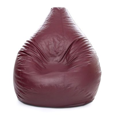 Bean Bag Cover Recliner Bean Bag Cover Organizing Storage Water Resistant Furniture for Kids and Adults Color Marron Size XXL (42 x 24) Inches