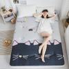 ZWDYY Floor Mattress Twin Mattress Topper Thicken Tatami Mat Sleeping Pad Non-Slip Skin-Friendly Cotton Student Dormitory, Rental Room,B,King view 2