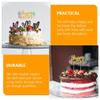 TOYANDONA 6pcs Easter Cake Decorations Dessert Toppers for Easter Day Fun Party Cake Decor Great Photography Props for Memorable Celebrations view 4