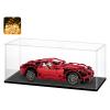 LASOA Acrylic Display Case  Display Box for Collectibles, Figures, Memorabilia, Clear Showcase with Black Base, Self-Assembly Display Container, 17.7x8x8inch view 1