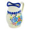 Polmedia Polish Pottery Creamer UNIKAT - Bouquet In Bloom Pattern Handmade in Boleslawiec Poland + Certificate of Authenticity view 2