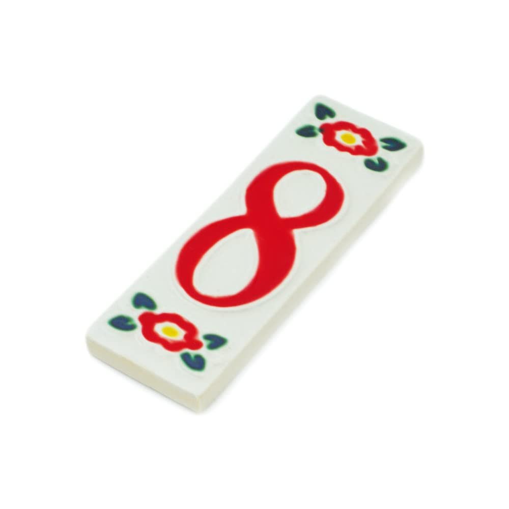 Number 8 in Red Design made in Poland
