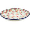 Polmedia Polish Pottery Dinner Plate UNIKAT - Pink Divinity Pattern Handmade in Boleslawiec Poland by Ceramika Artystyczna + Certificate of Authenticity view 2