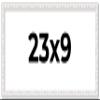 23x9 Frame White Distressed Solid Wood Picture Frame Width 0.75 Inches | Interior Depth 0.5 Inches | Kingsley White Frame Complete with UV Acrylic, Foam Board Backing & Hanging Hardware view 1
