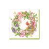 Caspari Spring Wreath Boxed Paper Cocktail Napkins, 40 Per Box view 1