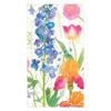 Caspari Summer Garden Paper Guest Towel Napkins in White, Two Packs of 15 view 1
