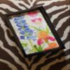 Caspari Summer Garden Paper Guest Towel Napkins in White, Two Packs of 15 view 2