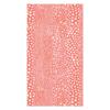 Caspari Pebble Paper Linen Guest Towels Napkins in Coral, 12 Per Package view 1