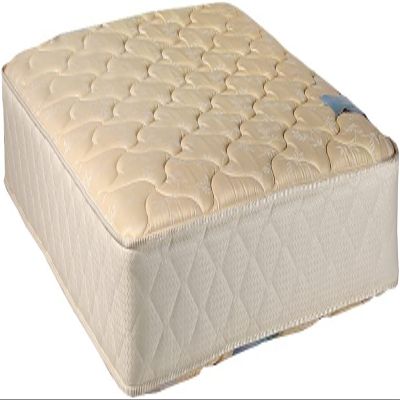 DS Solutions USA Chiro Premier Gentle Firm Twin 2-Sided Mattress Only with Mattress Cover Protector (Beige) - Orthopedic, Innerspring Coils, Long Lasting Comfort, Quilted Fabric Cover