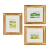 MY SWANKY HOME Set of 3 Elegant Country Green Fields Prints Farmhouse Landscape 11 in Pastoral view 1
