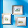 MY SWANKY HOME Set of 3 Elegant Country Green Fields Prints Farmhouse Landscape 11 in Pastoral view 2