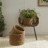 MY SWANKY HOME Set of 3 Woven Sea Grass Storage Baskets Round 14 12 10 in Natural Spa Towel view 2