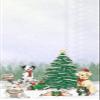 IHR Ideal Home Range Dinner Napkins Disposable 3-Ply Paper Hand Towels, 8.5" x 4.5", Holiday Pups, 16-Count view 1