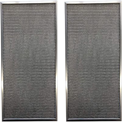 Replacement Aluminum Pre/Post Filter- 12-3/8 x 15-7/8 x 3/8 - Compatible with Honeywell Air Cleaner Models F300E1019, F300A1620, F50F1073 - (2-Pack)