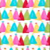 IHR Ideal Home Range 3-Ply Paper Hand Towels Dinner Napkins, 16-Count, 8.5" x 4.5", Jolly Folly Pattern view 1