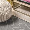 JONATHAN Y Moroccan Trellis Indoor Outdoor Runner Rug 2X10 Gray/Cream, Madaba for Backyard, Patio, Porch, Easy-Cleaning, High Traffic, Pet-Friendly, Non-Shedding (SMB114A-210) view 4