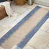 JONATHAN Y Modern Strie' Indoor Outdoor Runner Rug 2X8 Blue/Beige, Tavira for Backyard, Patio, Porch, Easy-Cleaning, High Traffic, Pet-Friendly, Non-Shedding (SMB113A-28) view 3