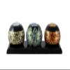 Kashmiri Print Candle Holder Set view 1