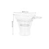1 Set Tea Strainer Tea Residue Filter Glass Infuser Glass Leaf Filter Residue Infuser Household Accessories Filtering Tool Ware Portable Filter view 2
