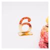 GBNHGYP 1-10/1-20 Acrylic Wooden Number Holder Table Position Card, Double Sided Visible Number Sign Wedding Party Decorations (Color : Gold, Shape : 1-20) view 1