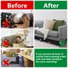 32.8 Feet Under Sofa Toy Blocker,Adjustable Gap Bumper,Sectional Connectors for Sliding Sofas,Bumper Guard for Avoid Things Sliding Under Couch & Furniture(Include 19.6" Adhesive Mounting Strap) view 4