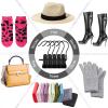 100 Pieces Boot Hangers for Closet Laundry Hooks Hanging Clips Boot Hangers Holder Travel Home Space Saving for Clothes Hats Towels Single Organizer Clamps(Electrophoresis Black) view 4
