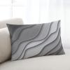 T&H XHome Pillow Covers 20x26 Inch - Standard Modern Abstract Geometric Black Grey Gradient Soft Brushed Microfiber Pillowcases with Hidden Zipper Closure Bed Pillow Shams for Bedroom Sofa Car view 2