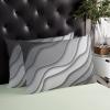 T&H XHome Pillow Covers 20x26 Inch - Standard Modern Abstract Geometric Black Grey Gradient Soft Brushed Microfiber Pillowcases with Hidden Zipper Closure Bed Pillow Shams for Bedroom Sofa Car view 4